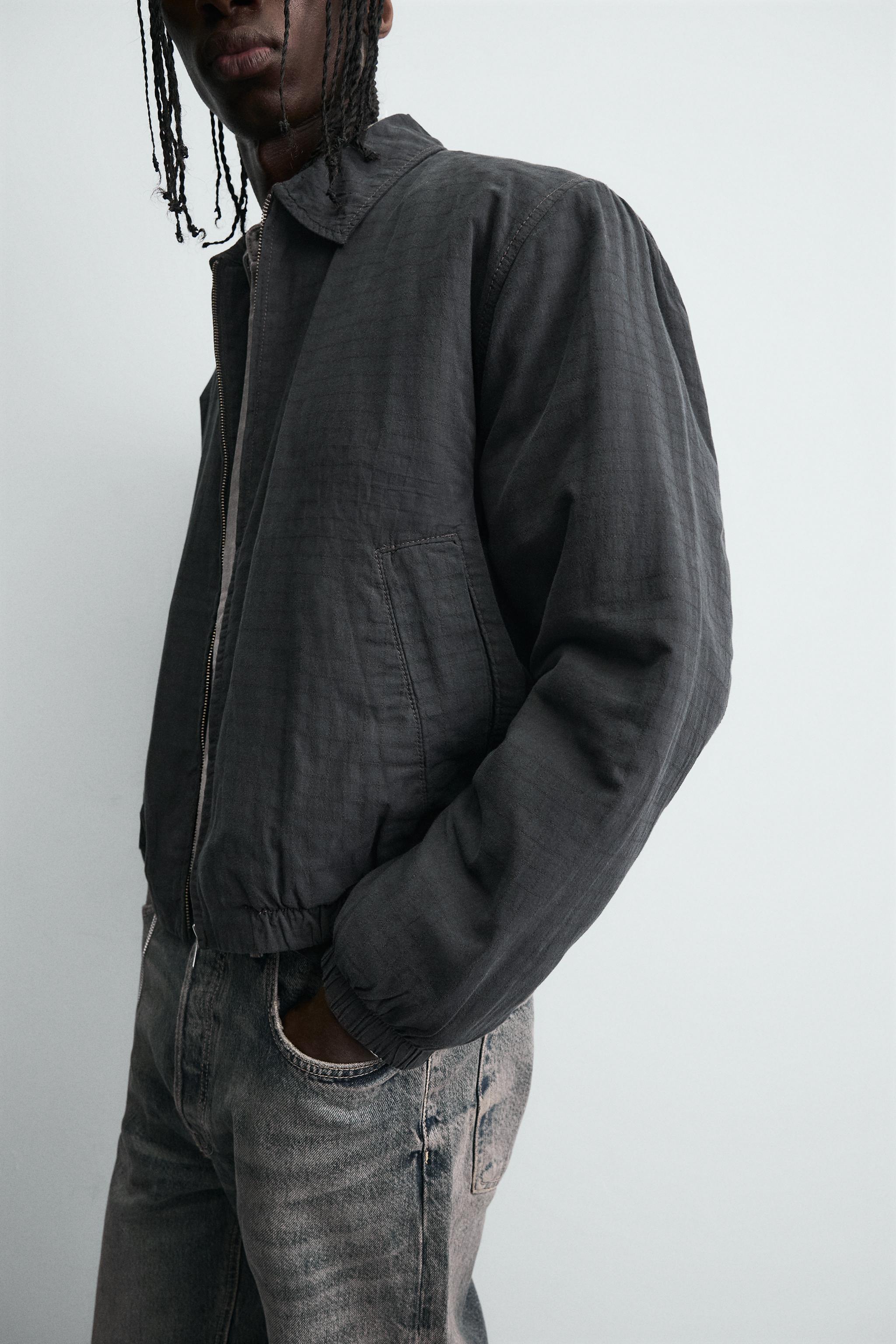 TEXTURED QUILTED JACKET